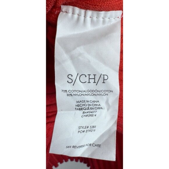 Cabi Knit Bell Sleeve Ribbed Sweater Size Small Valentines Day Cardigan Snap - Picture 4 of 10